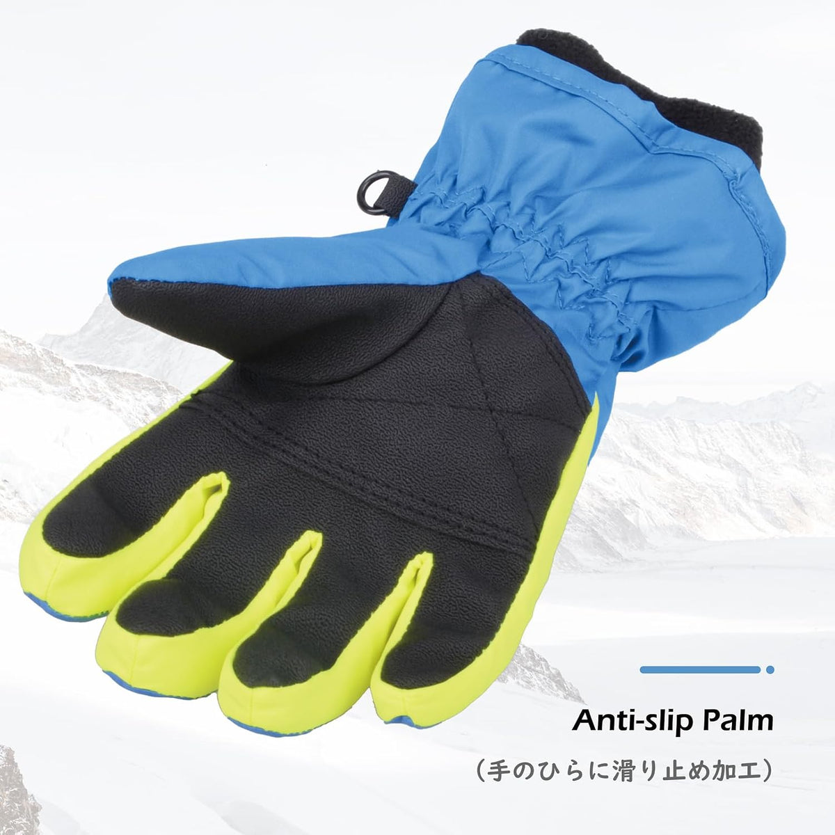 TRIWONDER Kids Ski Snow Gloves, Water-Resistant Winter Mittens Boys Girls