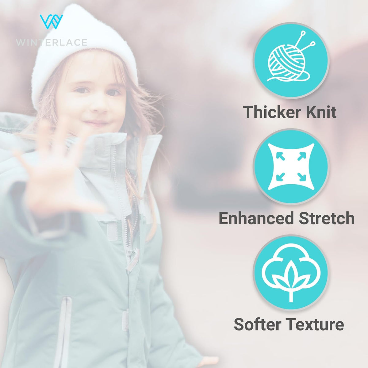 Winterlace 48 Pack Kids Beanies & Gloves, Boys Girls Unisex Thermal Stretchy Children Toboggan Knit Cap