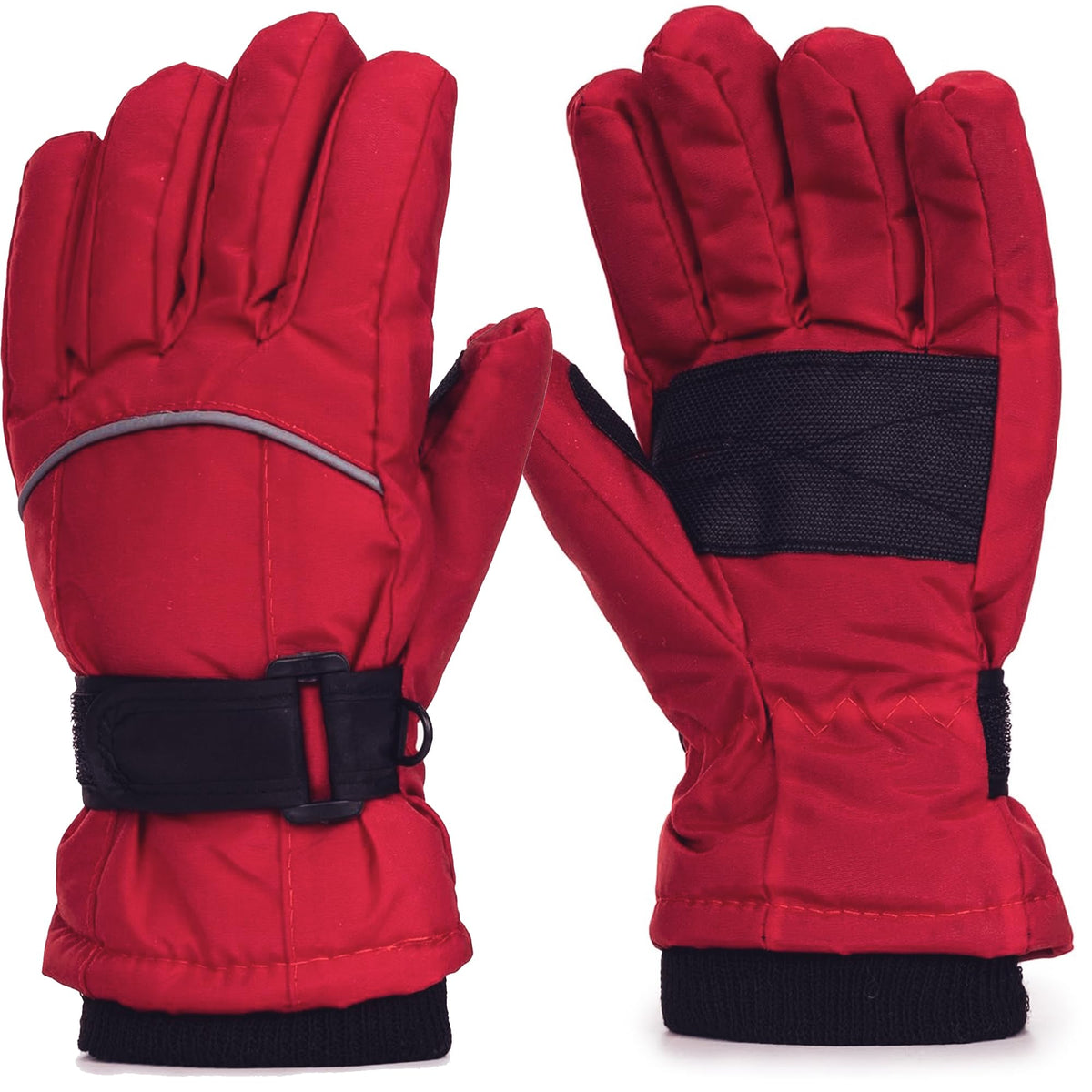 Kids Winter Ski Snow Gloves, Waterproof Snowboard Gloves Boys Girls 5-10