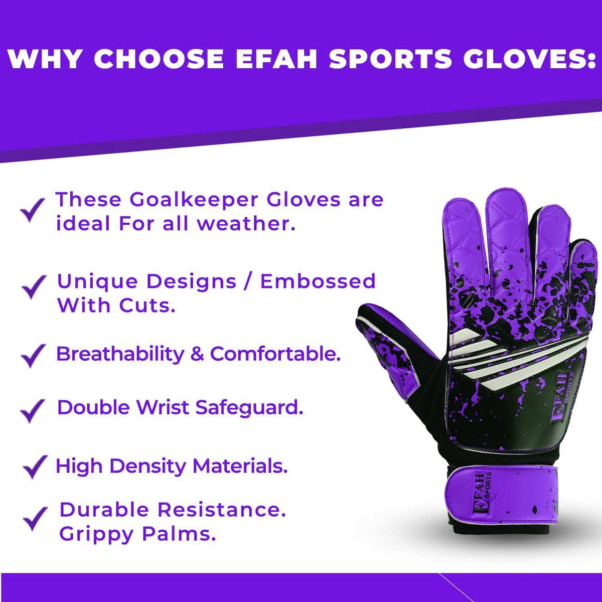 Soccer Goalie Goalkeeper Gloves for Kids Boys Children Youth