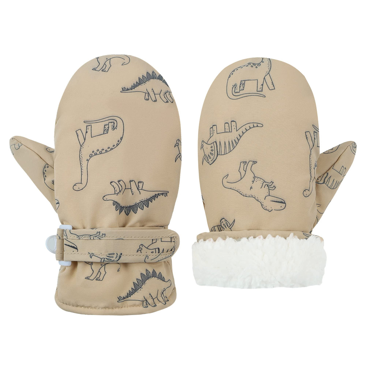 Toddler Mittens Lined Fleece Snow Gloves for Boys Girls Kids Winter Ski Gloves Baby Mittens