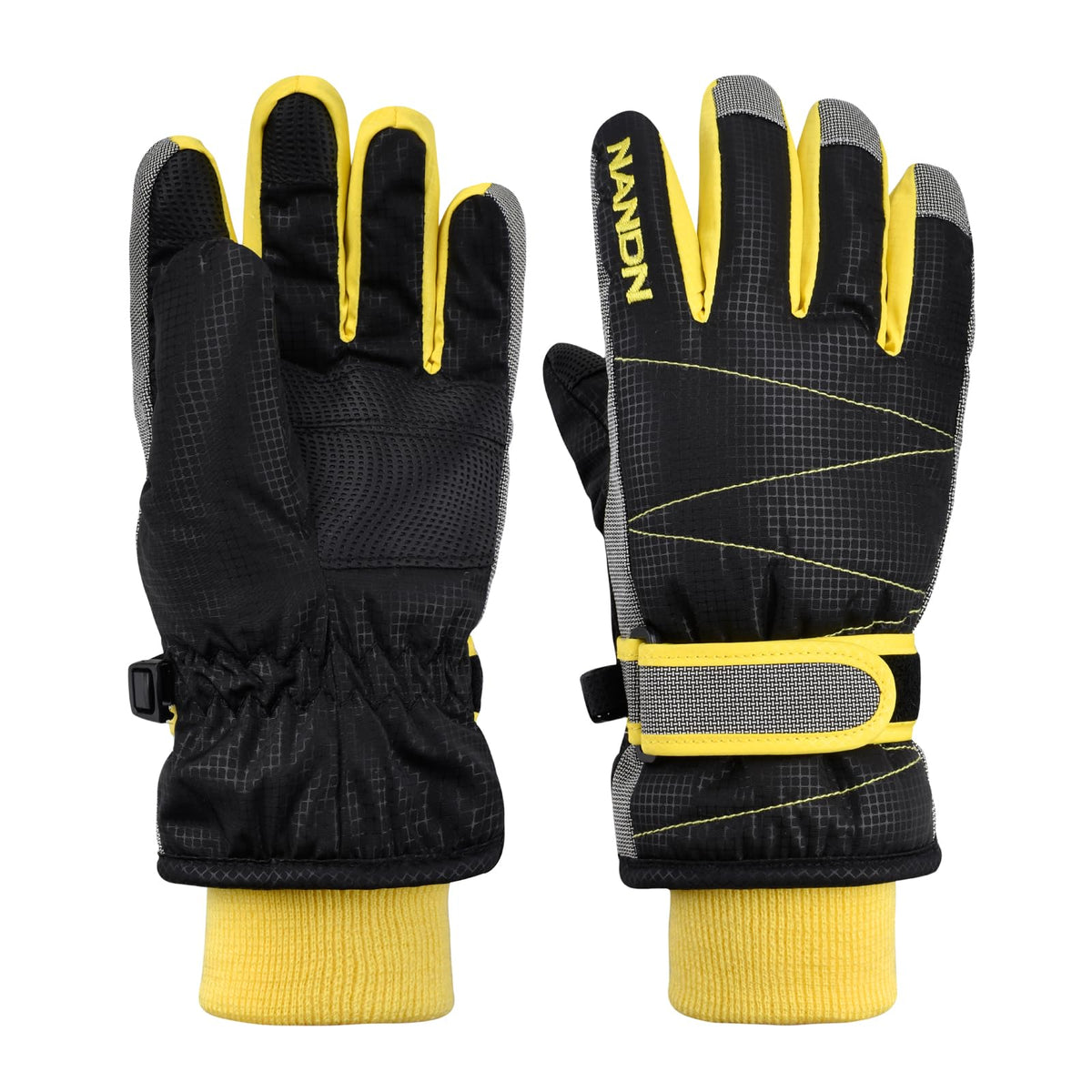 TRIWONDER Kids Ski Snow Gloves, Water-Resistant Winter Mittens Boys Girls