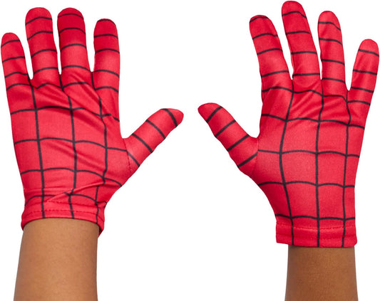 Party City Marvel Spider-Man Classic: Spider-Man Costume Accessory Gloves for Kids, Boys One Size