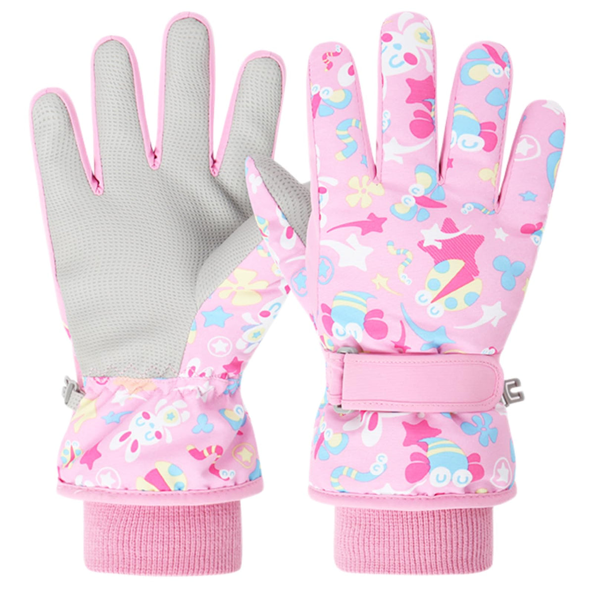 TRIWONDER Kids Ski Snow Gloves, Water-Resistant Winter Mittens Boys Girls