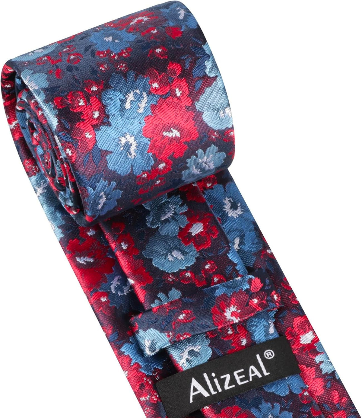 Alizeal Mens 3.15'' Colorful Flower Necktie Set