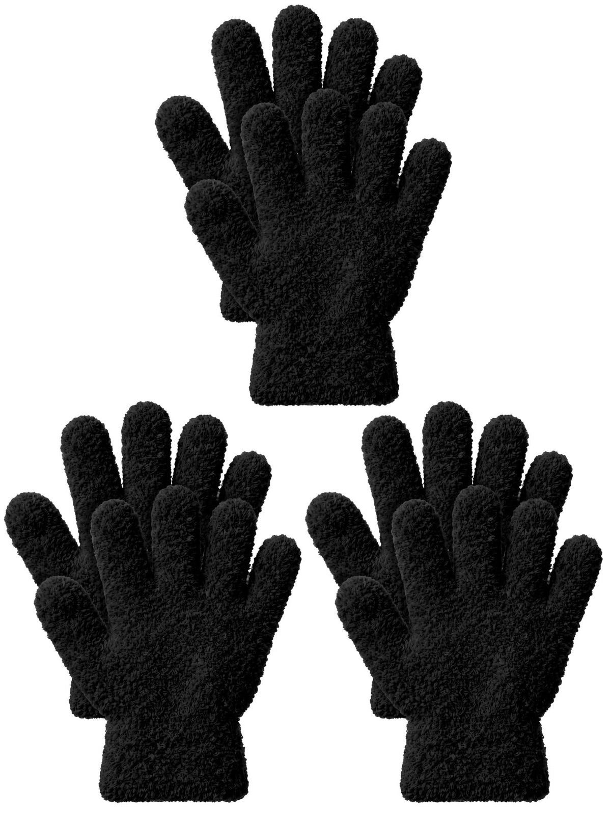 EBOOT 3 Pairs Winter Kids Gloves Warm