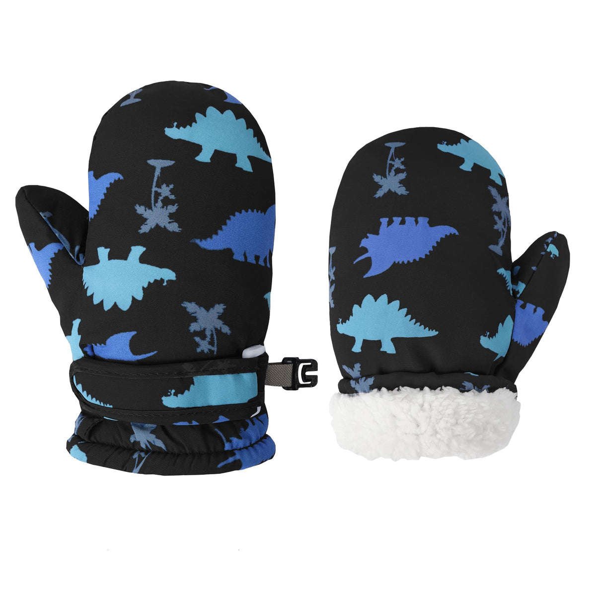Toddler Mittens Lined Fleece Snow Gloves for Boys Girls Kids Winter Ski Gloves Baby Mittens