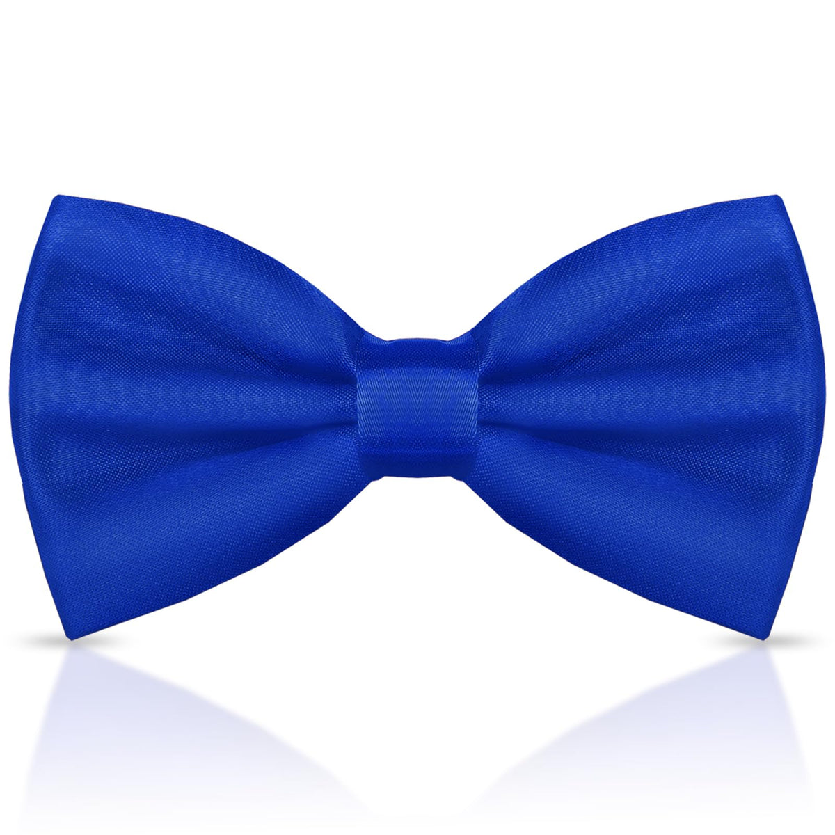 WOXVM Men's Bow Ties Solid Color Pre-Tied Bow Tie Satin Formal Tuxedo Bowtie Adjustable Neck Bowtie for Men Wedding Party