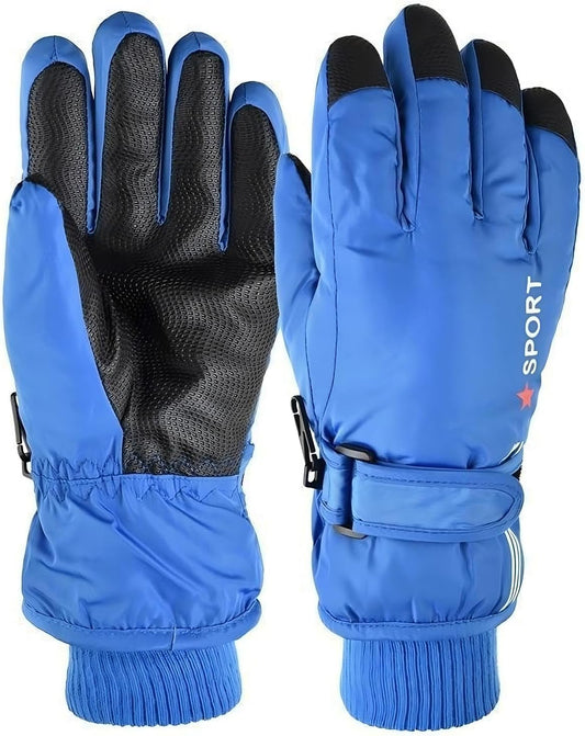 Kids Winter Snow Ski Gloves Boys Girls Warm Gloves Outdoor Sports for 5-10Y