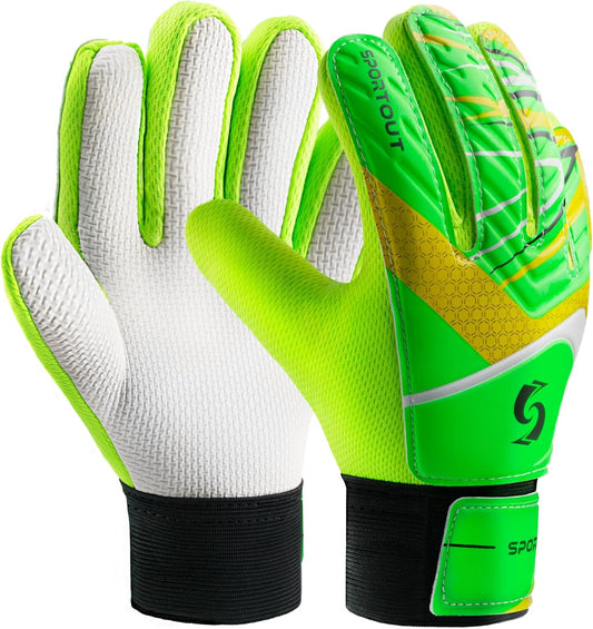 Goalkeeper Gloves for Kids Children Youth Soccer Goalie Gloves Strong Grips