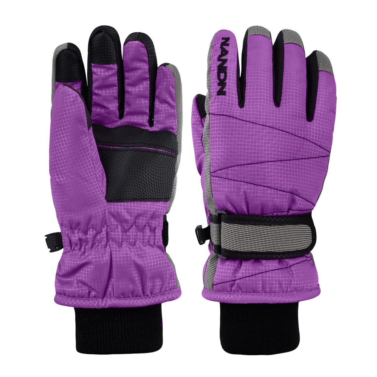 TRIWONDER Kids Ski Snow Gloves, Water-Resistant Winter Mittens Boys Girls