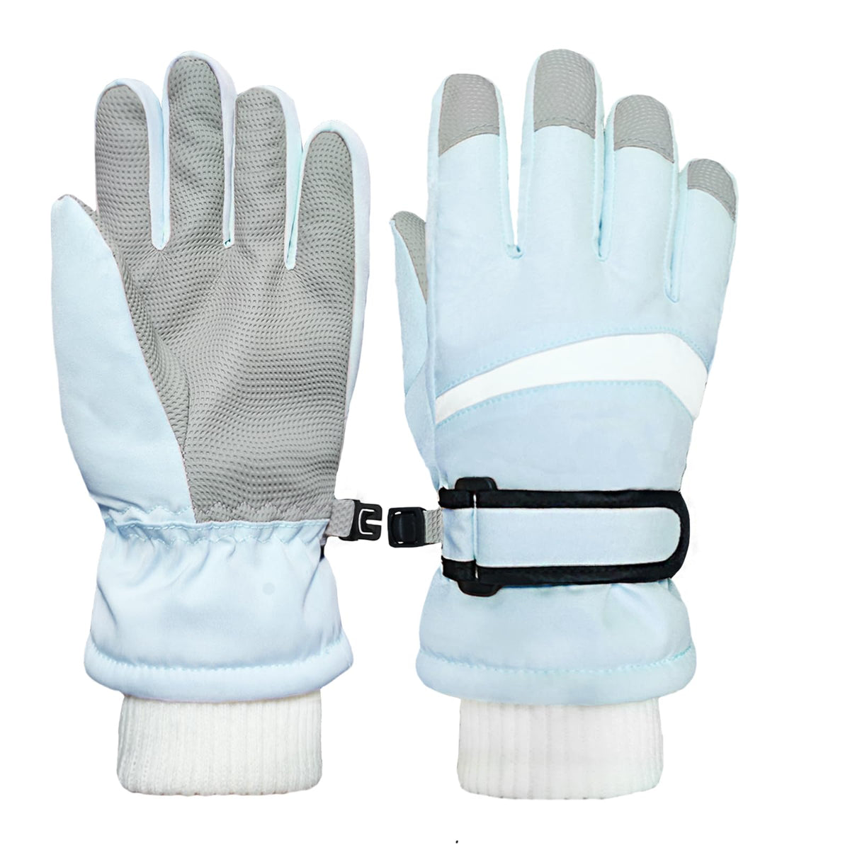 Kids Winter Snow Ski Gloves for Boys Girls Children Snowboard Waterproof Thermal Fleece Gloves for Cold Weather