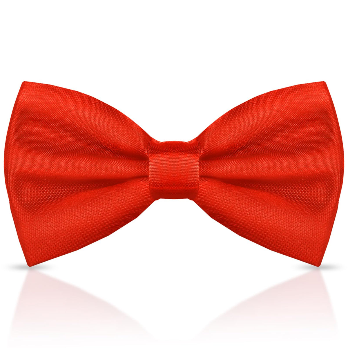 WOXVM Men's Bow Ties Solid Color Pre-Tied Bow Tie Satin Formal Tuxedo Bowtie Adjustable Neck Bowtie for Men Wedding Party