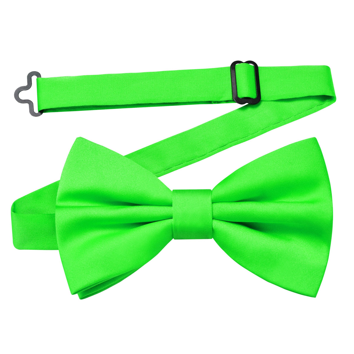 Branduce Solid Color Pre-tied Bow Tie Quality Adjustable Bowtie for Men Party Wedding