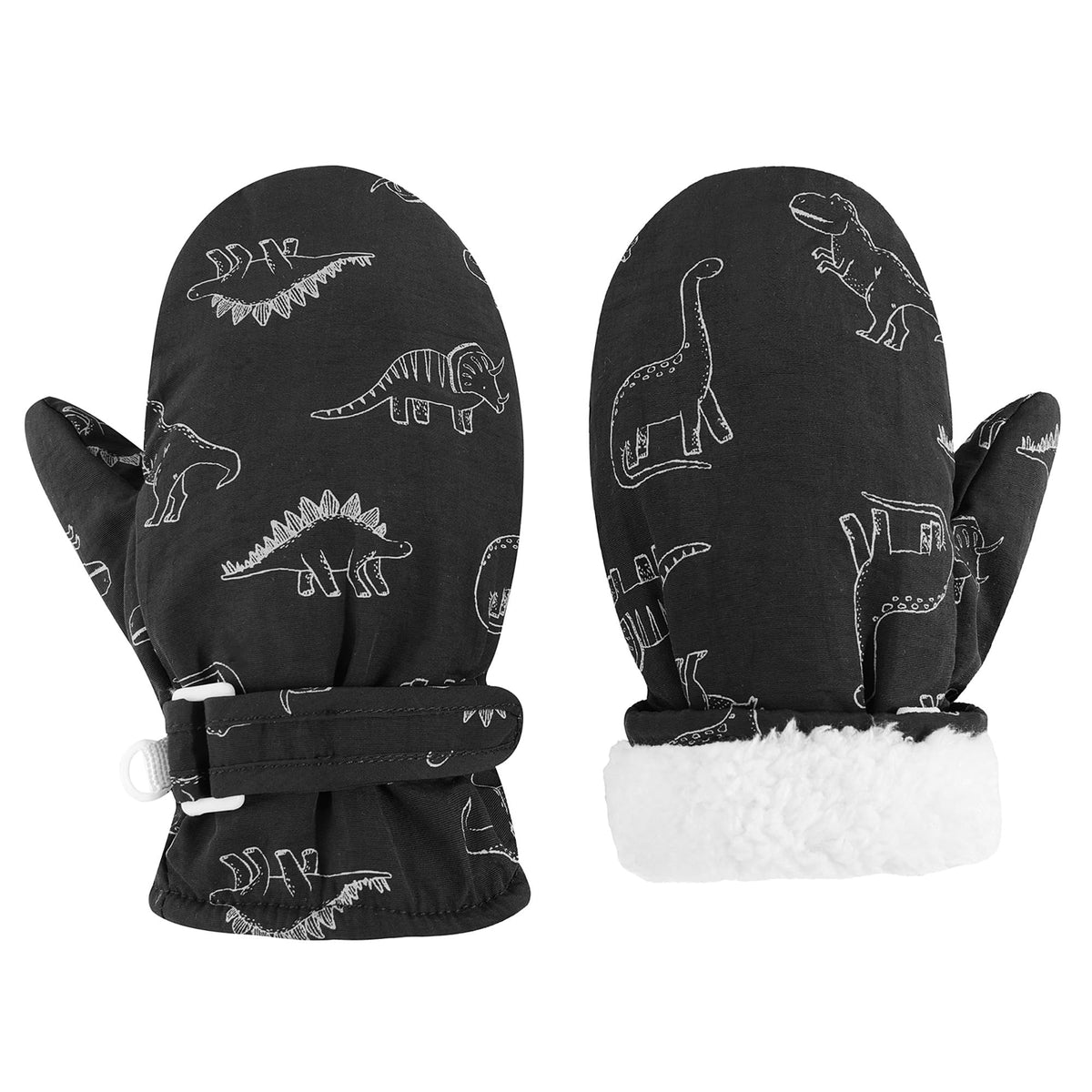 Toddler Mittens Lined Fleece Snow Gloves for Boys Girls Kids Winter Ski Gloves Baby Mittens