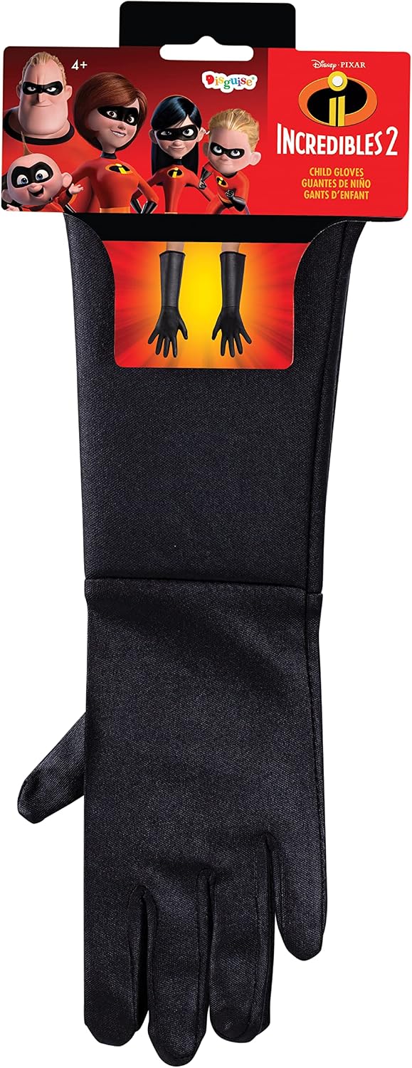 The Incredibles Gloves Child Costume Accessory, Officially Licensed Disney Pixar Kids Dress Up