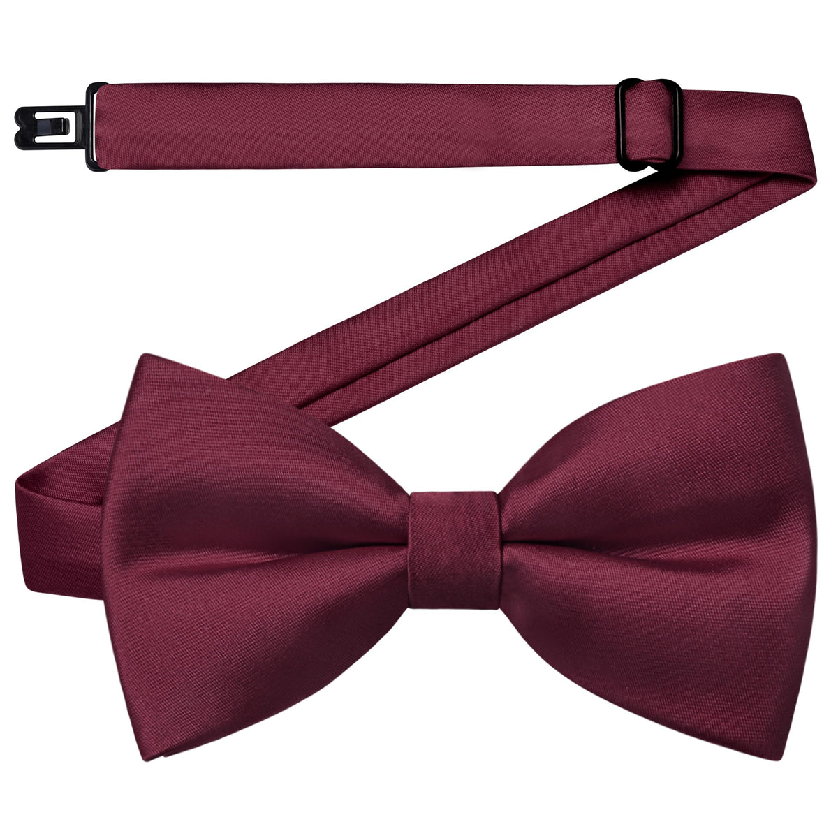 GUSLESON Solid Bow Ties for Boys Pre-Tied Baby Kids Bow Tie Adjustable Toddler Bowties for Wedding Party