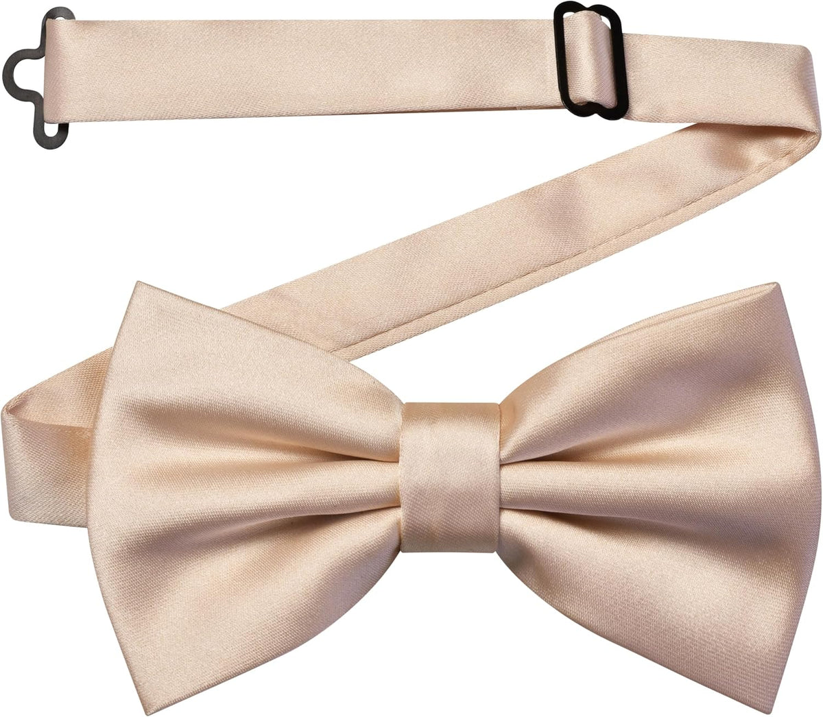 Branduce Solid Color Pre-tied Bow Tie Quality Adjustable Bowtie for Men Party Wedding