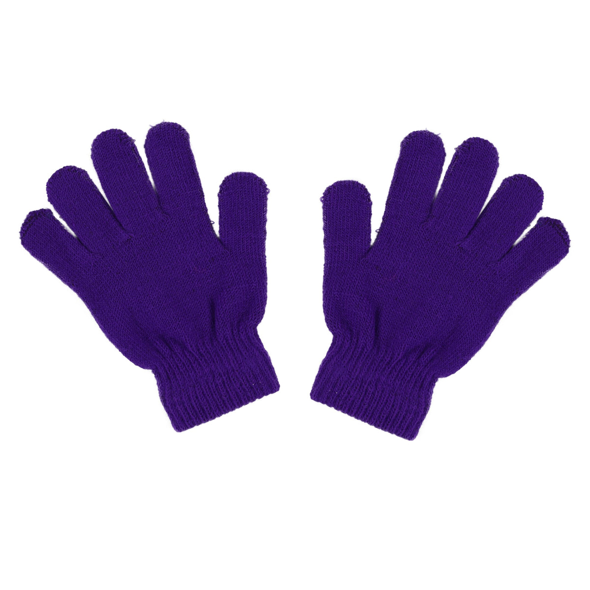 Kids Gloves Magic Knit Gloves for Girls/Boys Solid Colors