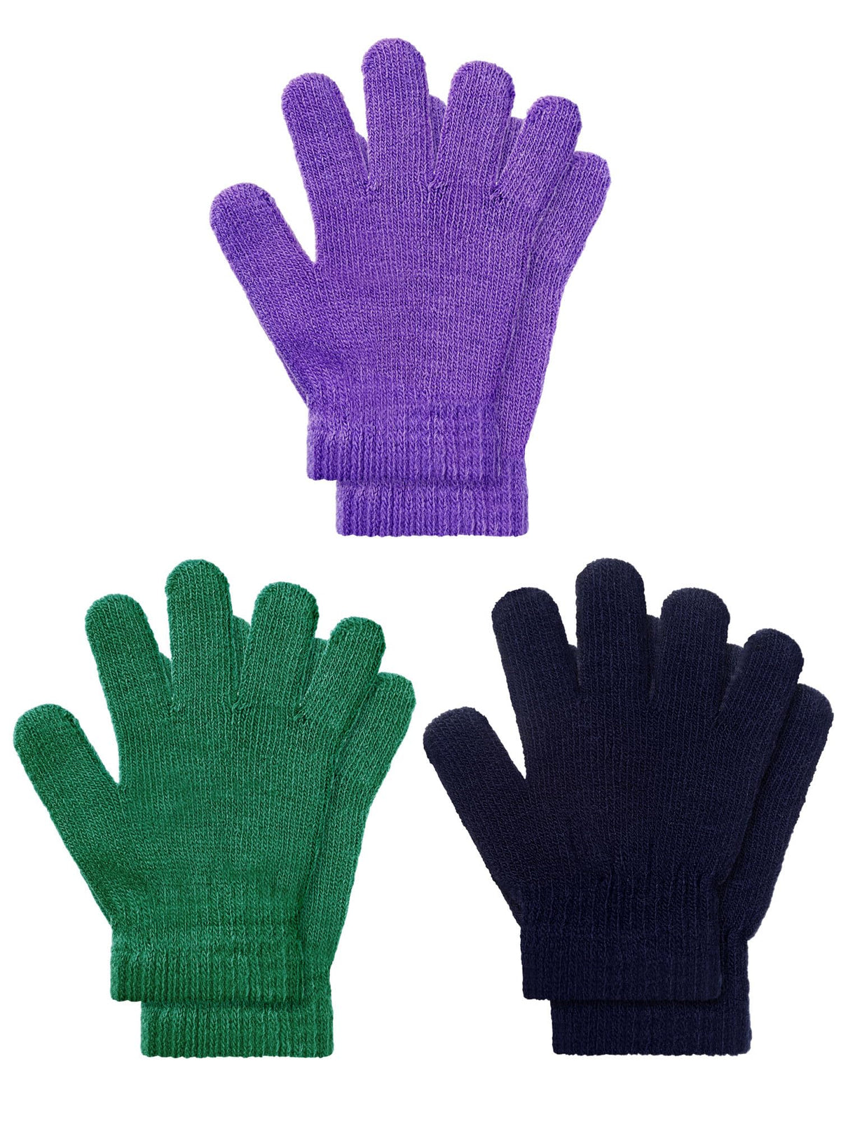 EBOOT 3 Pairs Winter Kids Gloves Warm