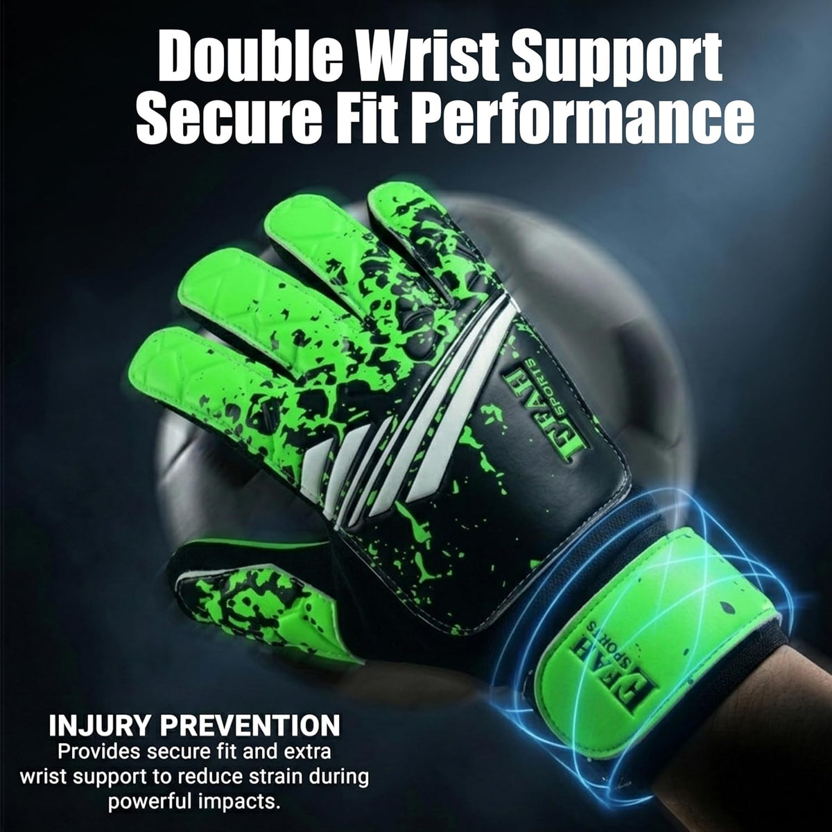 Soccer Goalie Goalkeeper Gloves for Kids Boys Children Youth