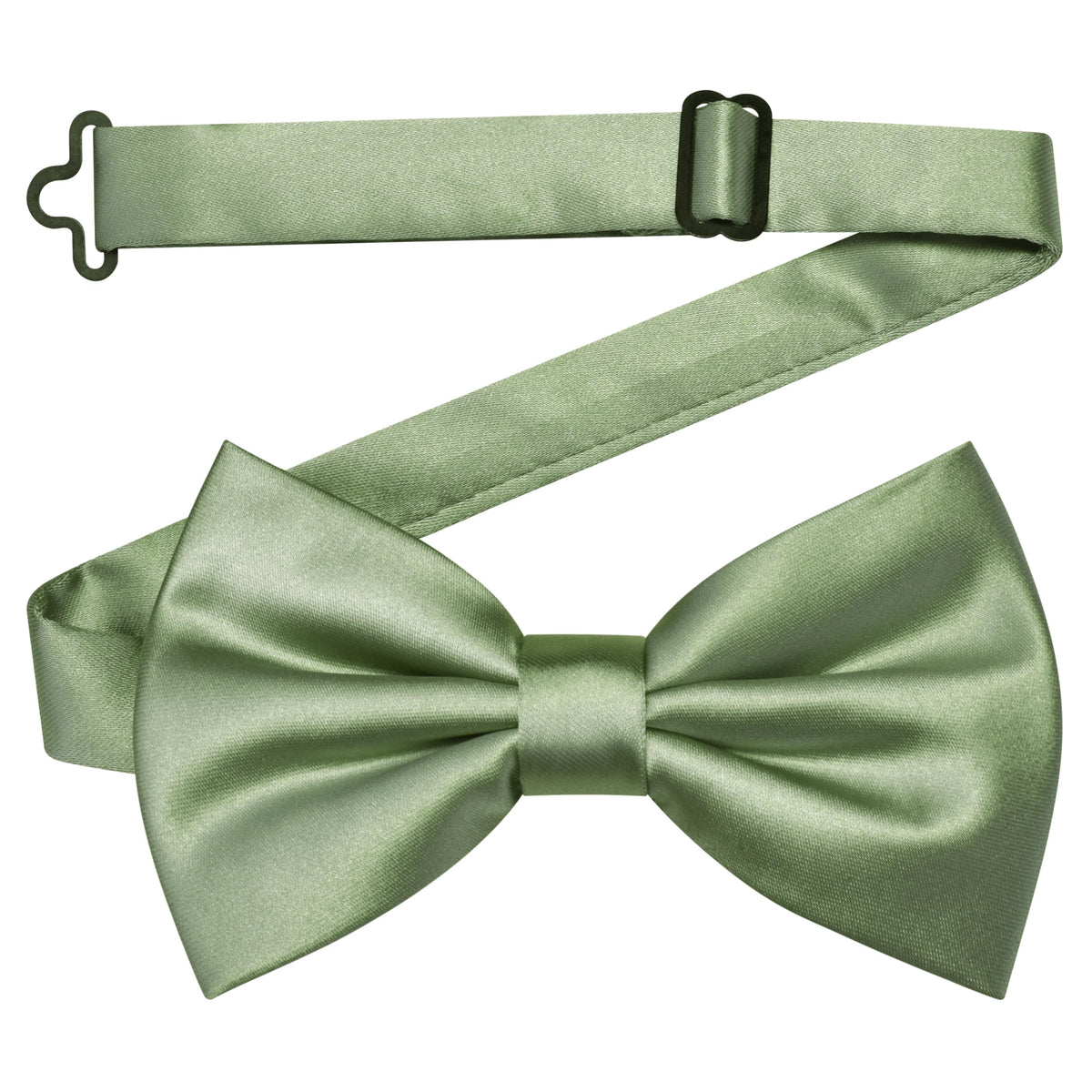 Branduce Solid Color Pre-tied Bow Tie Quality Adjustable Bowtie for Men Party Wedding