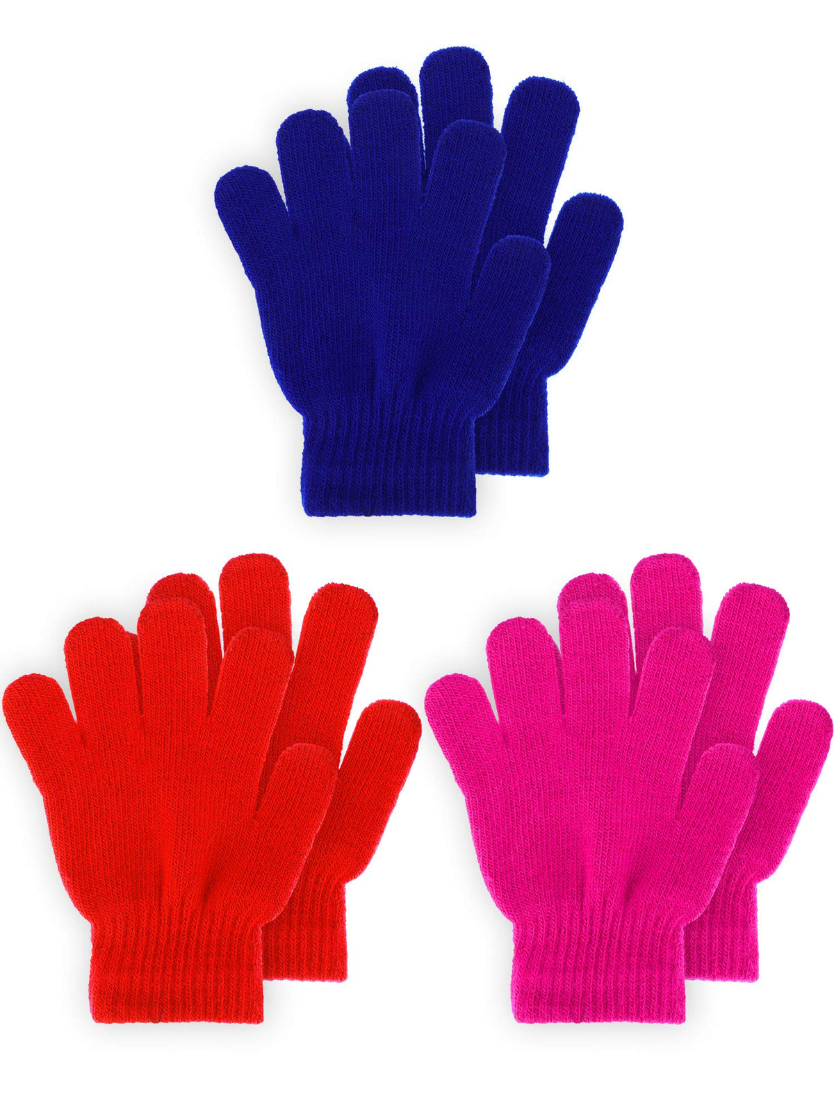 EBOOT 3 Pairs Winter Kids Gloves Warm