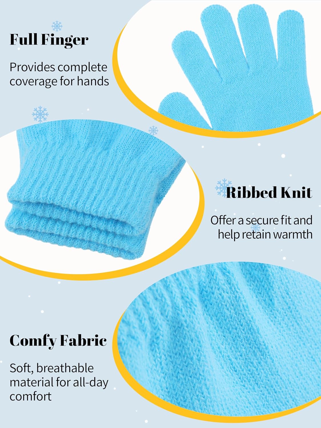 Cooraby 16 Pairs Winter Kids Gloves Warm Toddler Gloves for Boys Girls