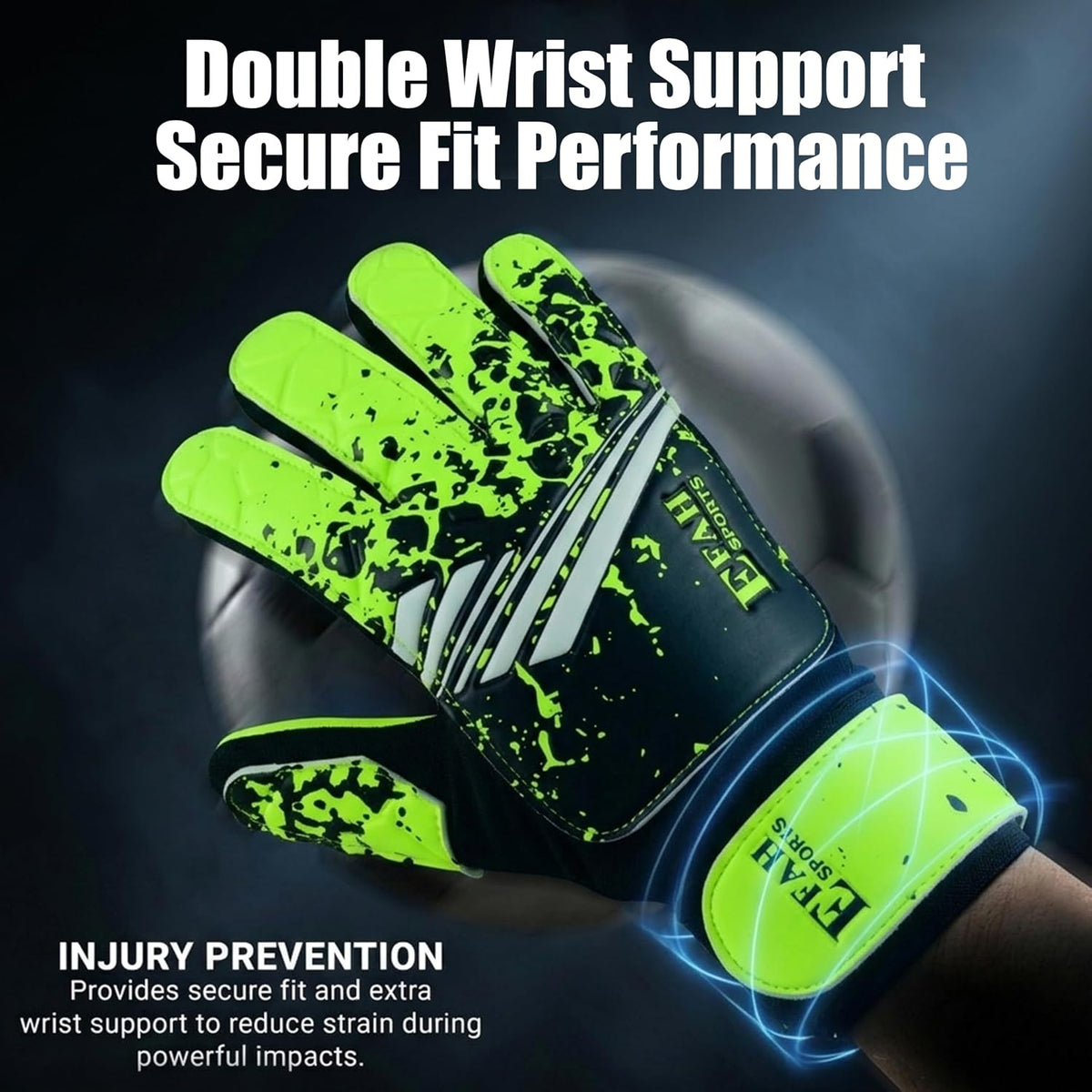 Soccer Goalie Goalkeeper Gloves for Kids Boys Children Youth