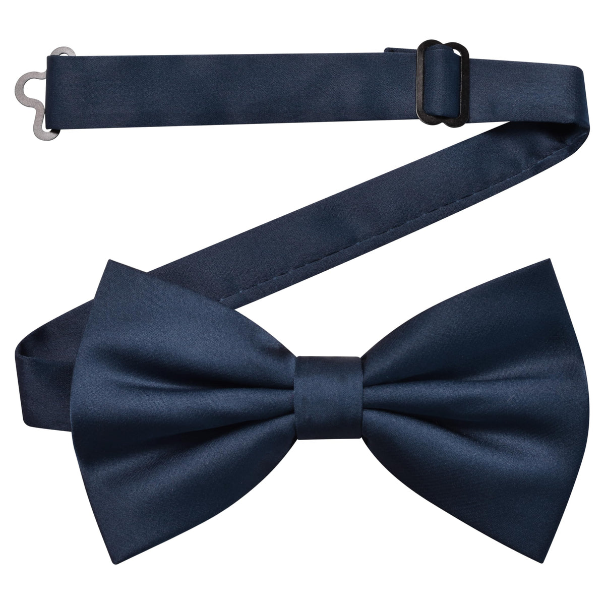 Branduce Solid Color Pre-tied Bow Tie Quality Adjustable Bowtie for Men Party Wedding