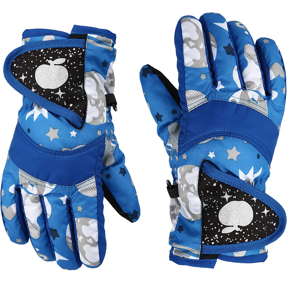 Kids Winter Ski Snow Gloves, Waterproof Snowboard Gloves Boys Girls 5-10