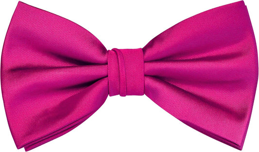 Branduce Mens Solid Color Adjustable Pre-tied Bow Tie for Men Party Wedding