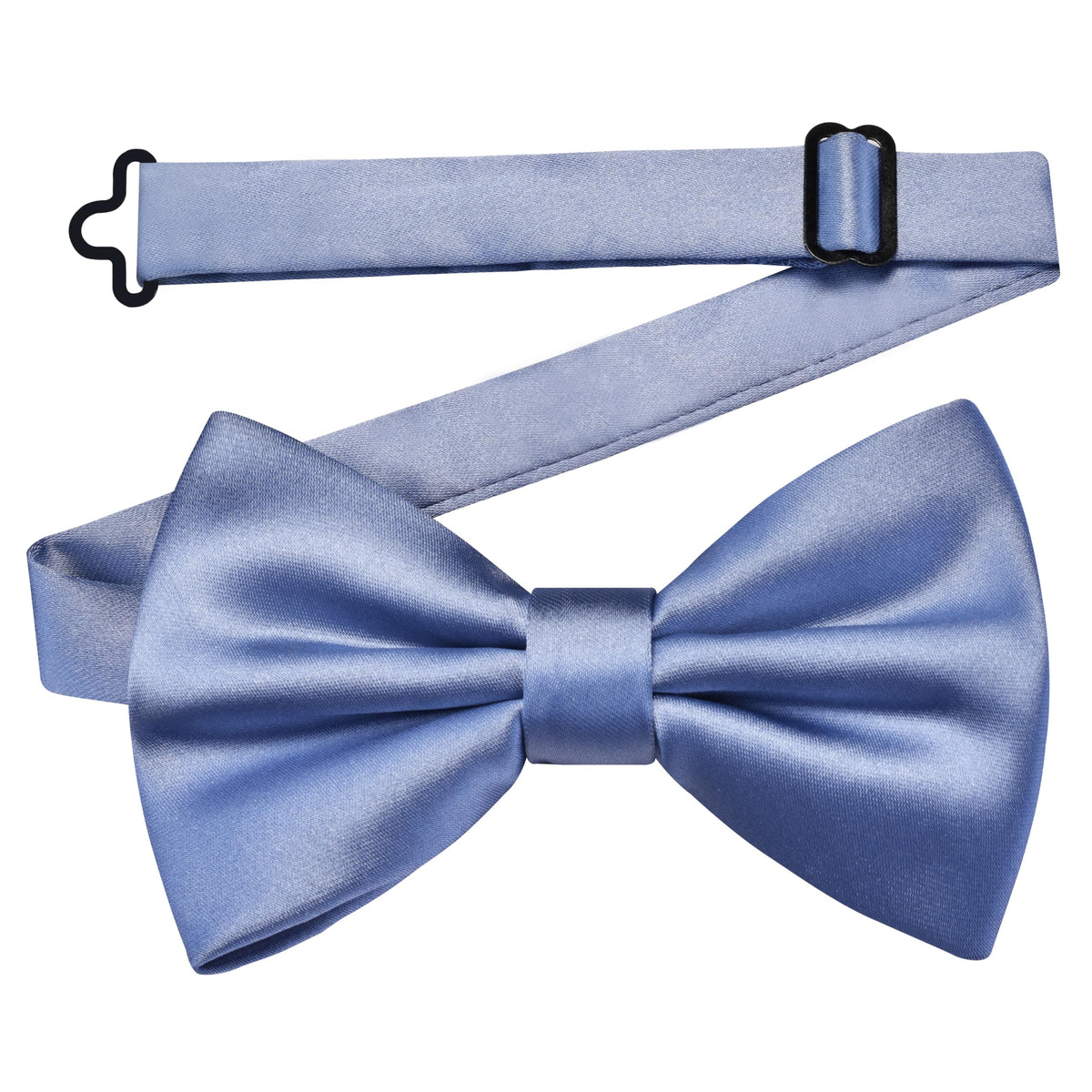 Branduce Solid Color Pre-tied Bow Tie Quality Adjustable Bowtie for Men Party Wedding