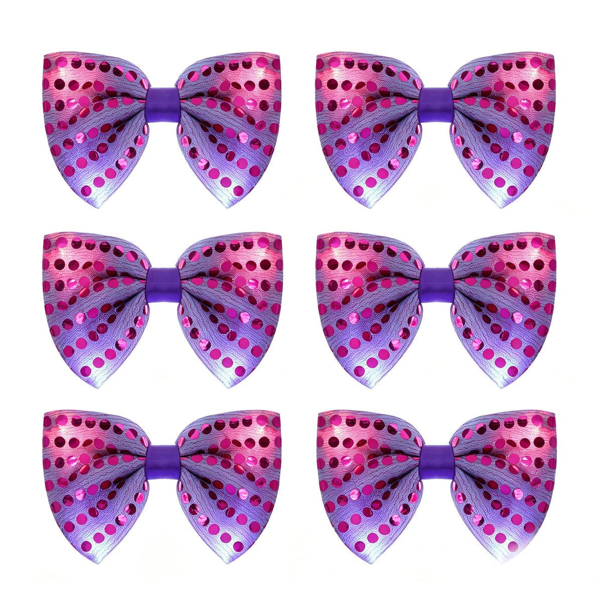 LED Sequin Necktie Electric Bright Light Up Men's Bow Ties Women Kids Flashing Bowties Glow Party Rave Festival School